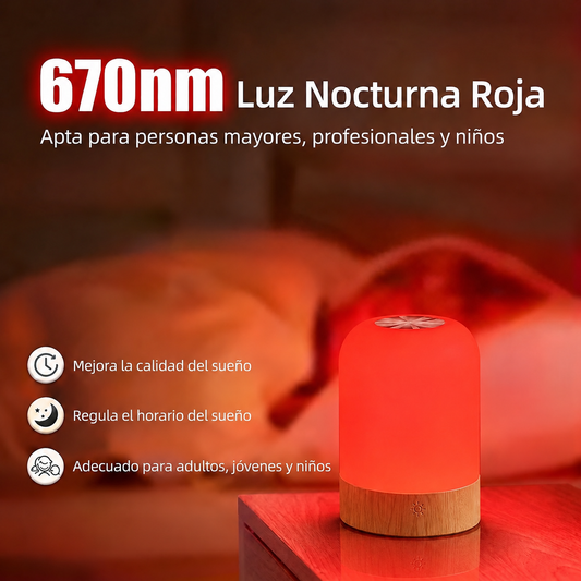 Lámpara de luz roja